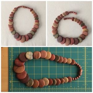 Wooden necklace